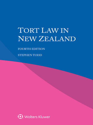 cover image of Tort Law in New Zealand